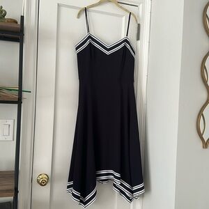 Ted Baker - Sailor Asymmetric Navy Blue Dress - 5